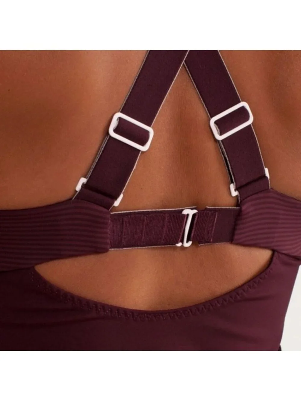 Lululemon Run: Catch Me TankBordeaux Drama / Tonka Stripe Bordeaux Drama